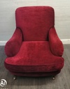 Laura Ashley Cranberry Red Armchair