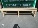 Large Solid Pine Chunky 3 Meter Dining table