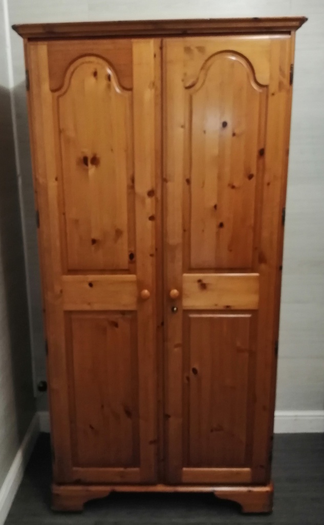 DUCAL Pine Double Wardrobe