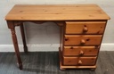 PINE FOUR DRAWER DESK / DRESSING TABLE