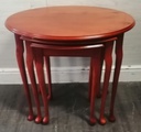 Nest Of Three Repro Yew Tables