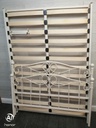 4ft 6" DOUBLE METAL CREAM BED FRAME