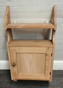 Quality old pine small wall shelf unit