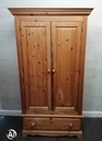 SOLID PINE WARDROBE WITH DRAWER