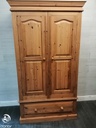 SOLID PINE WARDROBE WITH DRAWER