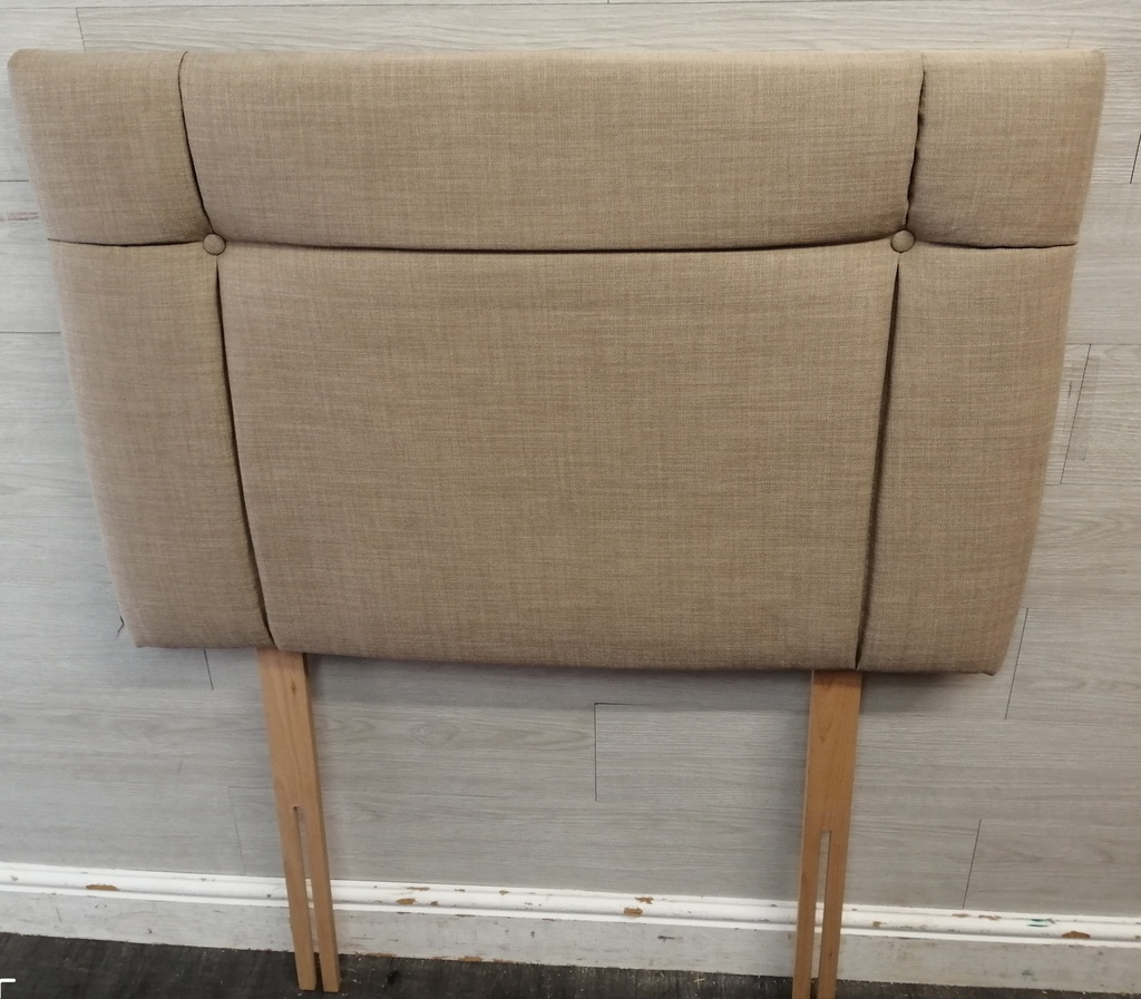 3ft Single Dark Beige Headboard