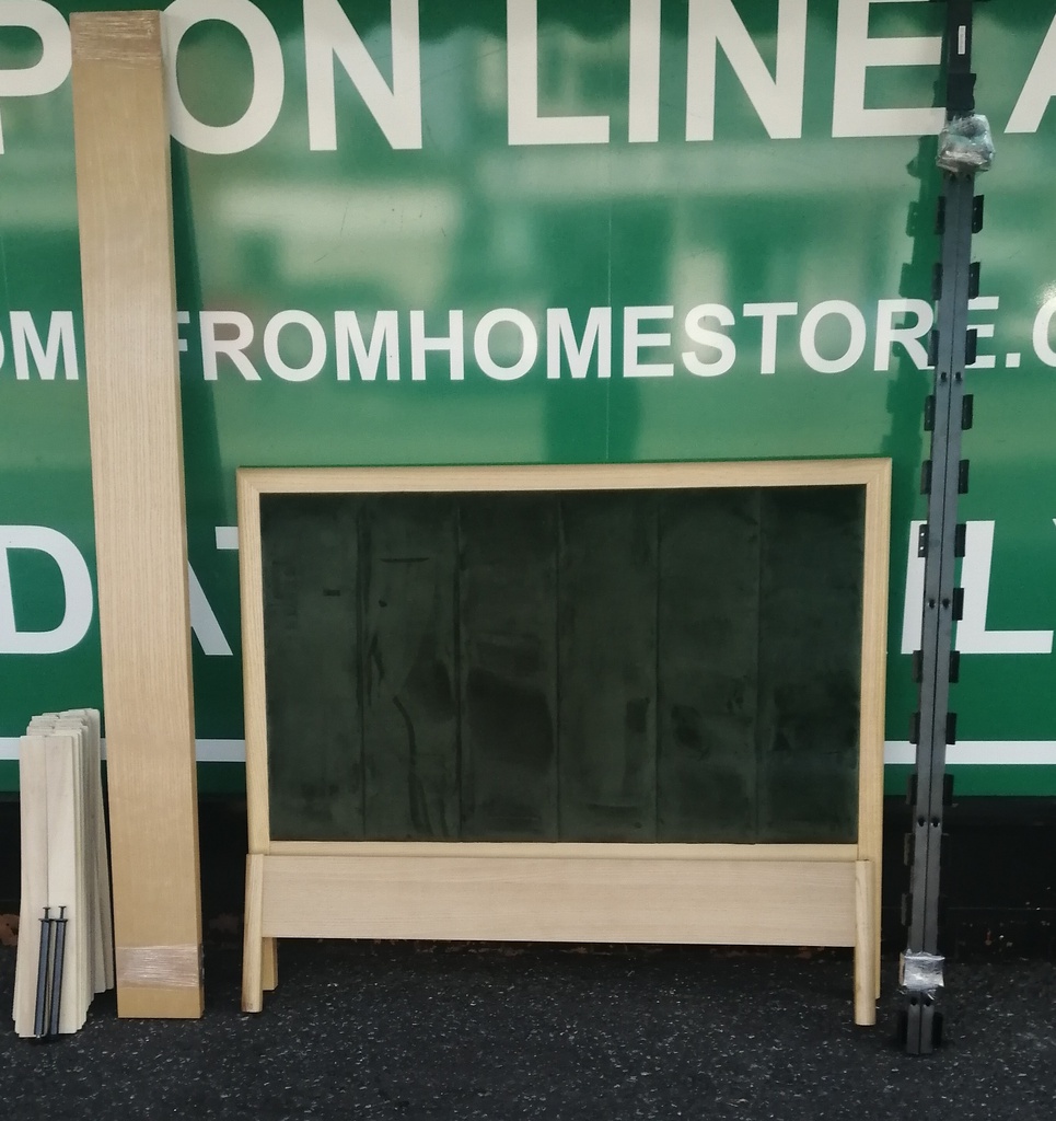 4FT BEECH / GREEN QUALITY BED FRAME