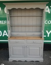 SOLID PINE SHABBY CHIC GREY PAINTED DRESSER UNIT