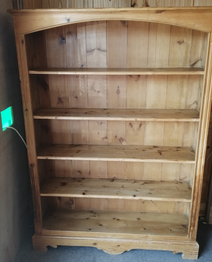 SOLID PINE BOOKCASE