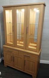 [HF17783] Lovely oak style display unit
