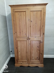[HF16749] Quality solid pine double wardrobe