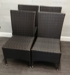 [HF16830] SET OF FOUR GARDEN CHAIRS