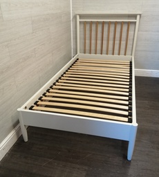 [HF16864] 3FT SINGLE white BED FRAME