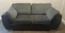 [HF17198] DFS Grey Toned Two Seater Sofa