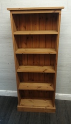 [HF17277] NEAT SOLID PINE BOOKCASE