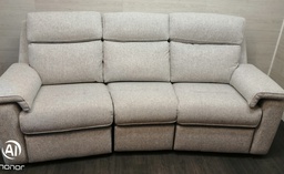 [HF17329] QUALITY  G PLANE CURVED BACK THREE SEATER SOFA