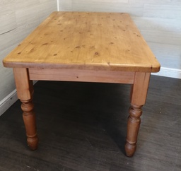 [HF17371] SOLID PINE 5FT DINING TABLE