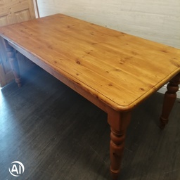 [HF17434] SOLID PINE 5FT 8&quot; DINING TABLE