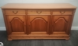 [HF17695] QUALITY TRIPLE PINE SIDEBOARD