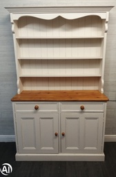 [HF17800] lovely white painted solid pine shabby chic dresser