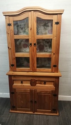 [HF17996] Mexican Pine Glazed Top Dresser