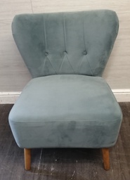 [HF18436] Lovely neat blue bedroom chair