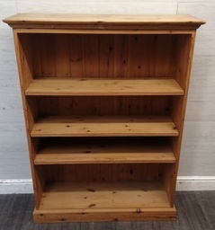 [HF18706] QUALITY SOLID PINE BOOKCASE