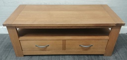 [HF18838] Oak Coffee Table With  Drawers from Next