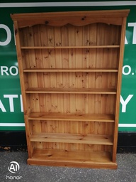 [HF18957] LARGE SOLID PINE BOOKCASE