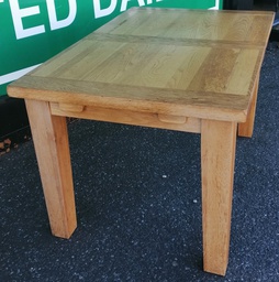 [HF19065] QUALITY OAK EXTENDING DINING TABLE