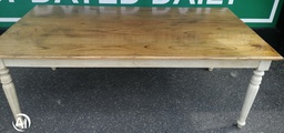 [HF19173] LARGE RUSTIC STYLE DINING TABLE