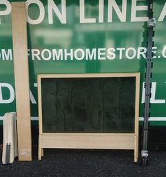 [HF19182] 4FT BEECH / GREEN QUALITY BED FRAME