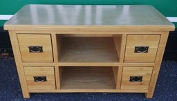 [HF19194] QUALITY OAK TV BENCH