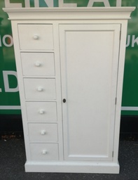 [HF19211] Lovely White Combi Wardrobe