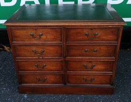 [HF19213] Repro Mahogany Four Drawer Filing Cabinet