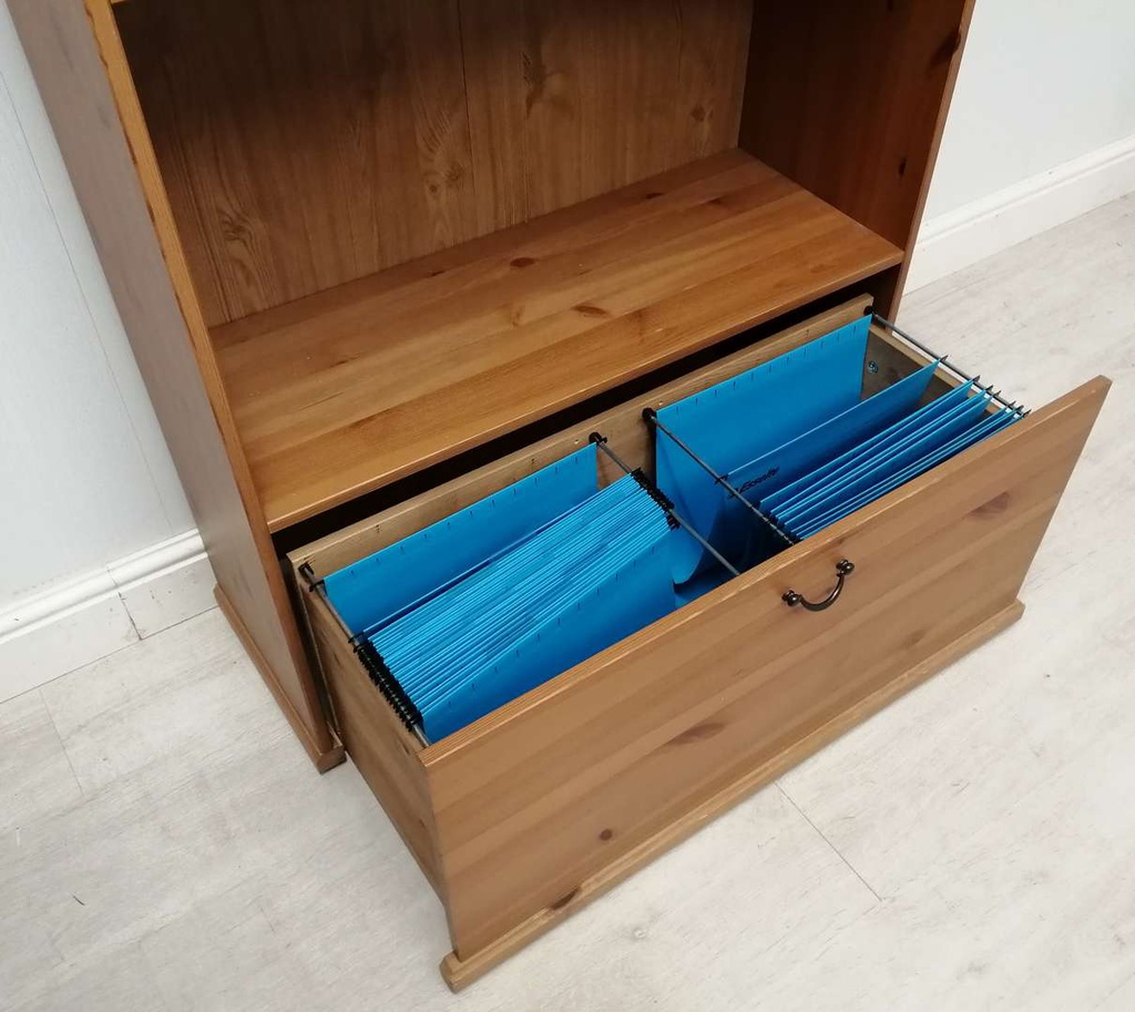 Bookcase with Filing Drawer