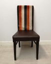 6 x Stripe Back Dining Chairs
