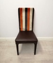 6 x Stripe Back Dining Chairs