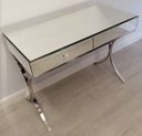 Mirrored Dressing Table on Chrome Base