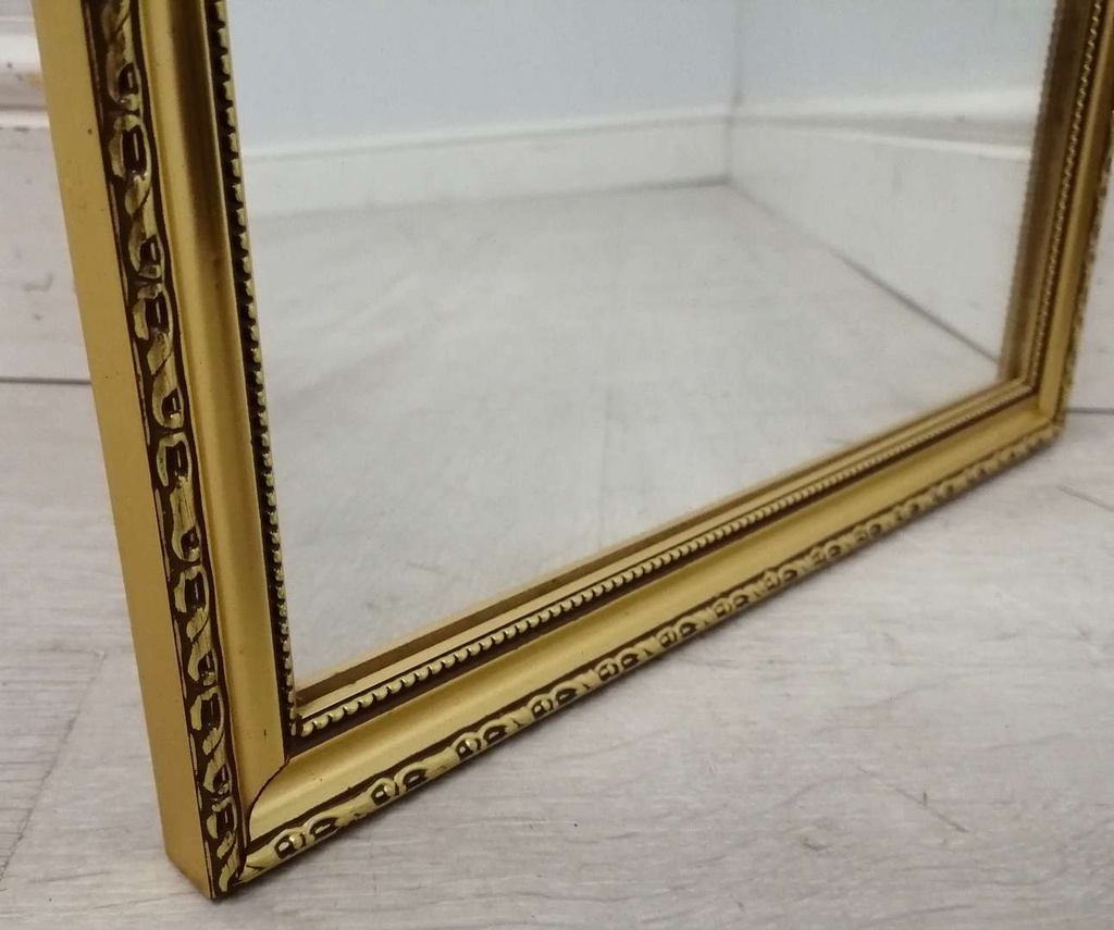 Small Gold Framed Mirror