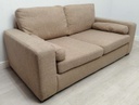 Light Brown Two Seater Sofa Bed