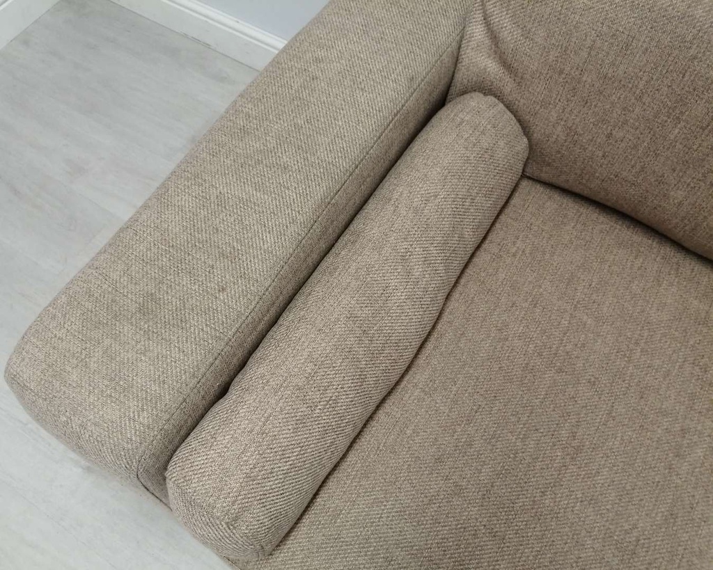 Light Brown Two Seater Sofa Bed