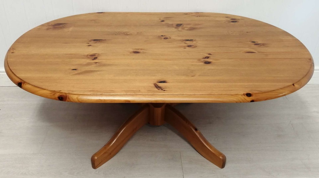 Pine Oval Coffee Table