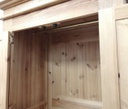 Pine Double Wardrobe with Drawer