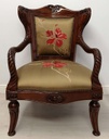 Lacquered French Style Armchair