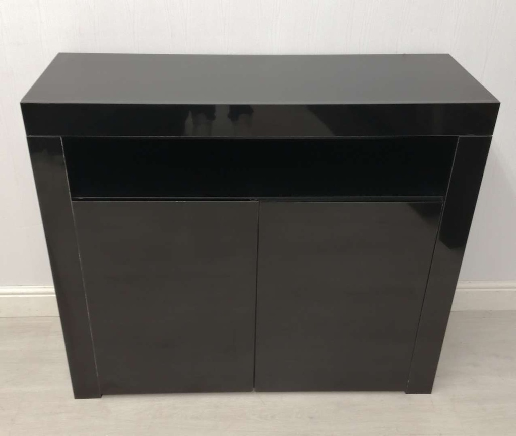 Contemporary Black Gloss Sideboard