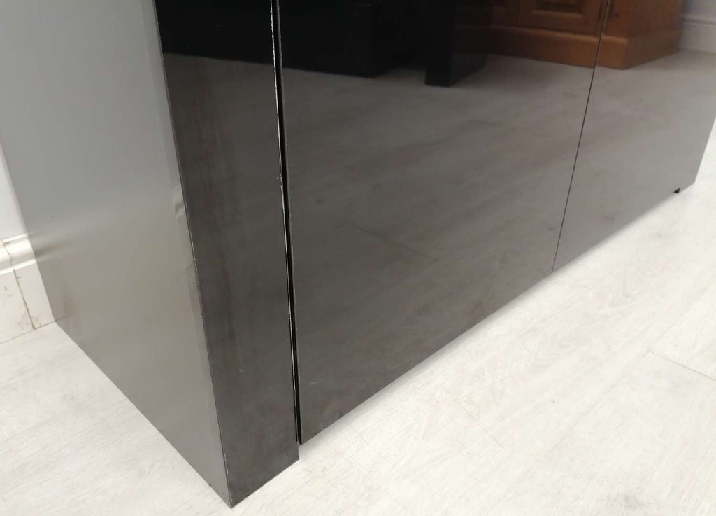 Contemporary Black Gloss Sideboard