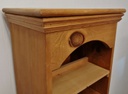 Pine CD Shelving Unit with Cupboard