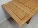 Oak Extending Dining Table &amp; Bench Set.
