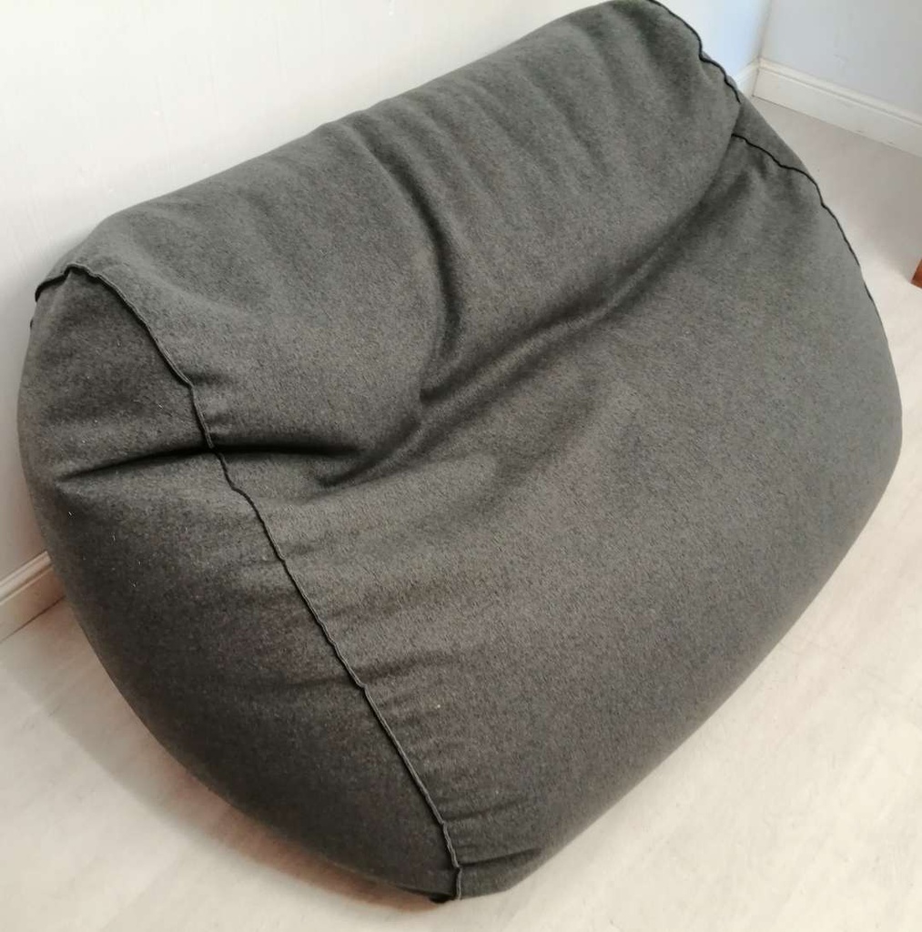 ‘Lounge Pug’Huge Bean Bag Sofa with Footstool &amp; Cuddle Cushion